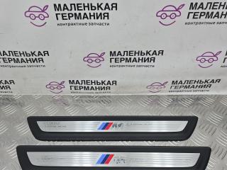 комплект накладок на пороги (внутренние) BMW X4 F26 2014, 2.0 л., N20 B20 A, бензин, АКПП, 475 black sapphire metallic, полный привод, правый руль, 51478060406, 8060406