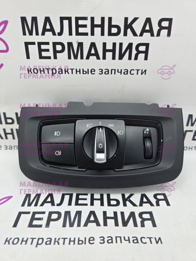 переключатель света BMW X5 F15 2014, 3.0 л., N57 D30 A, дизель, АКПП, mineralweiss metallic (a96), полный привод, правый руль, 61316824888, 61319311727, 61319390202, 61319865813, 6824888, 9311727, 9390202, 9865813 - фото №1