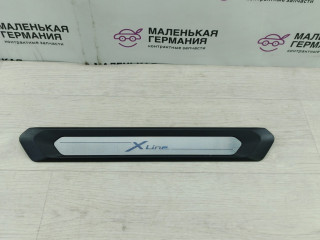 накладка на порог внутренняя BMW X3 G01 2019, 2.0 л., B46 B20 B, бензин, АКПП, белый alpinweiss 3 (300), задний привод, 51477410012, 7410012