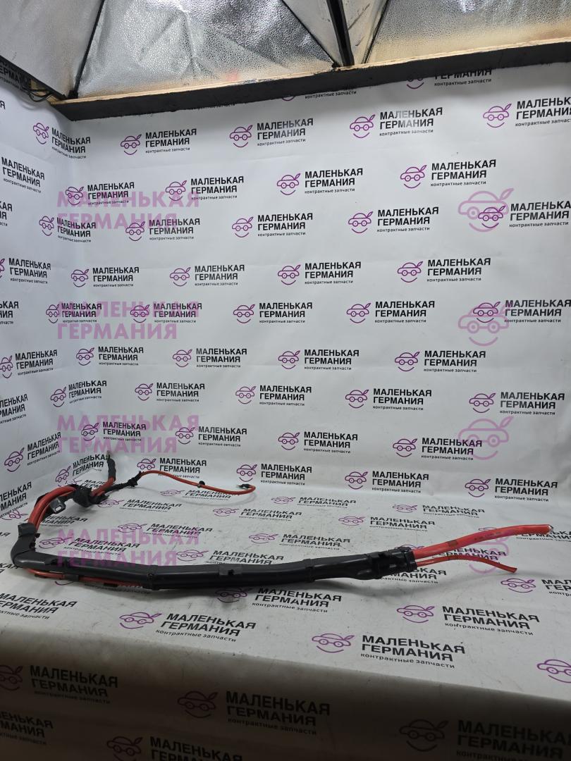 плюсовой провод аккумулятора BMW X6 F16 2014, 3.0 л., N55 B30 A, бензин, АКПП, красный, правый руль, 61139348675, 9348675, 61129367663, 9367663, 9130444, 6113100559 - фото №1