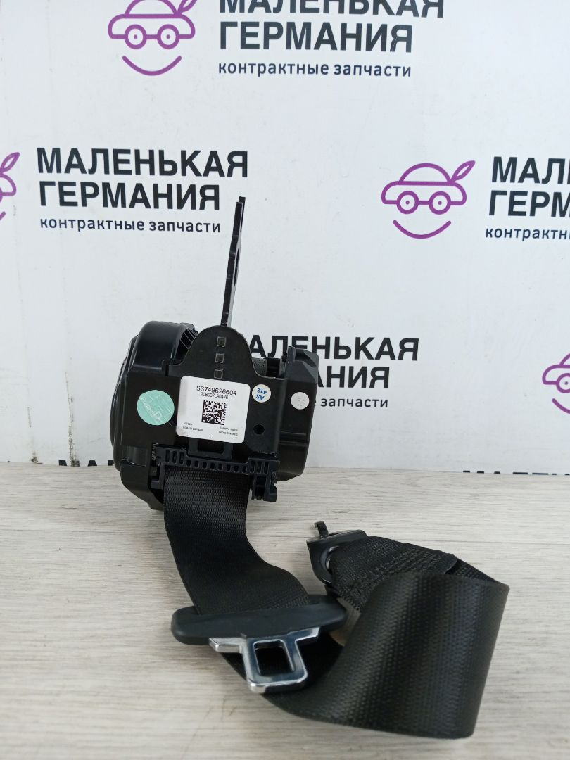 ремень безопасности BMW 3 серия G20 2020, 2.0 л., B46 B20 B, бензин, АКПП, белый alpinweiss 3 (300), седан, задний привод, 72117496266, 7496266 - фото №1