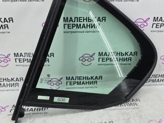 форточка задняя левая BMW 5 серия G30/G31 G30 2017, 2.0 л., B48 B20 A, бензин, АКПП, b65 jatoba brown metallic, седан, задний привод, правый руль, 51357381347, 51352711107, 2711107, 7381347