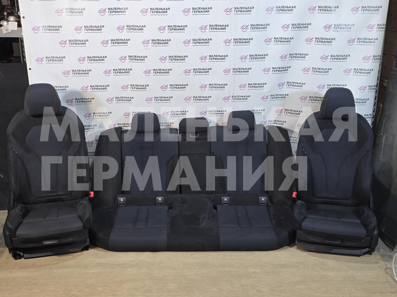 салон (комплект сидений) BMW 5 серия G30/G31 G30 2017, 2.0 л., B47 D20 A, дизель, АКПП, black sapphire metallic (475), седан, задний привод, правый руль - фото №1