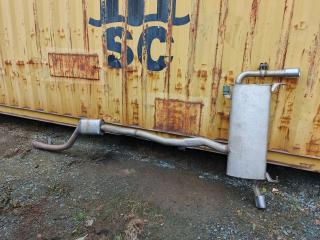 глушитель BMW X3 G01 (2017 - 2026), 2.0 л., B46 B20 B, бензин, АКПП, белый alpinweiss 3 (300), 18308487184, 8487184, 8682732, 8686252