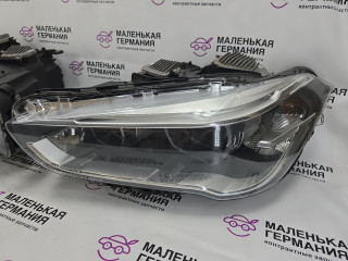 фара левая BMW X1 F48 2016, 2.0 л., B47 C20 A, дизель, АКПП, alpinweiss 3 (300), передний привод, правый руль, 63117428737, 63117193710, 63117193709, 7428737