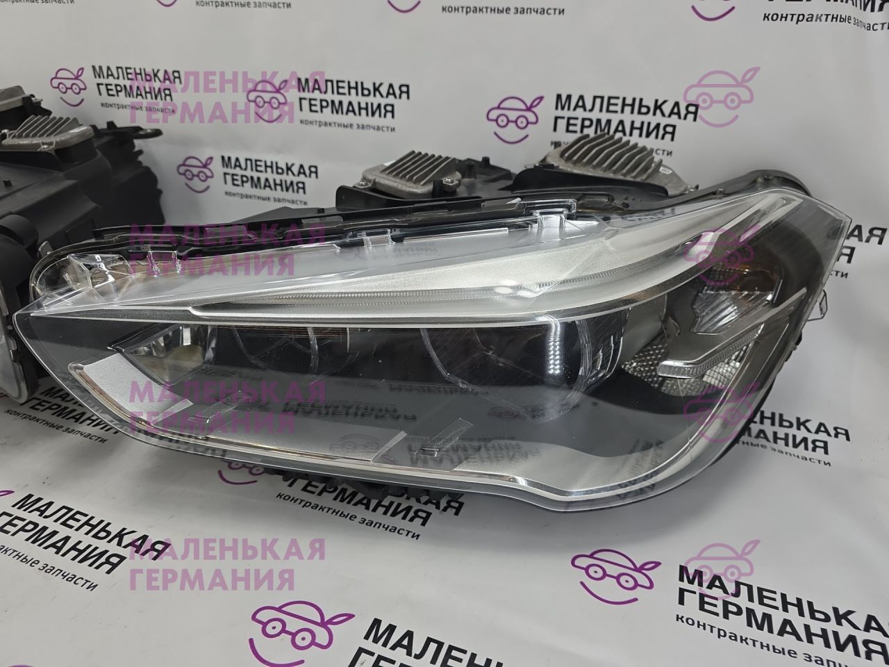 фара левая BMW X1 F48 2016, 2.0 л., B47 C20 A, дизель, АКПП, alpinweiss 3 (300), передний привод, правый руль, 63117428737, 63117193710, 63117193709, 7428737 - фото №1