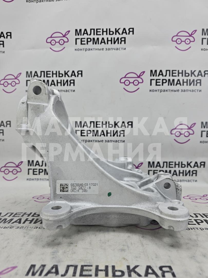 кулак поворотный правый BMW X1 F48 2017, 2.0 л., B48 A20 B, бензин, АКПП, синий mediterranblau c10, полный привод, правый руль, 31216876646, 6876646, 31216870838, 6870838, 31216850420, 6850420 - фото №1