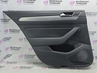 обшивка двери задняя левая Volkswagen Passat B8 2015, 1.8 л., CJSA, бензин, робот, 2t/c9x чёрный перламутр, седан, правый руль, 3G5867211AF