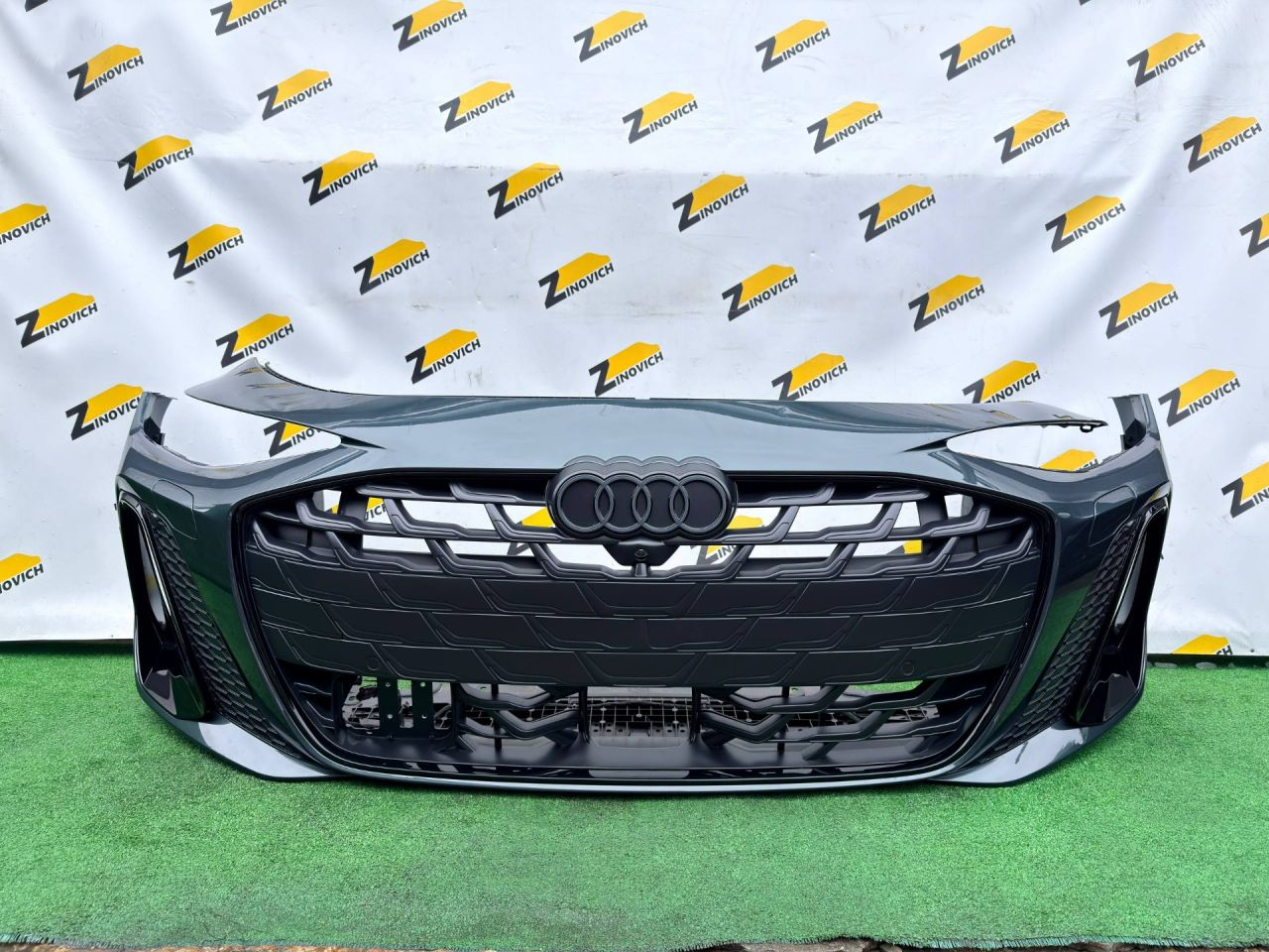 бампер передний Audi A6 C9 (2025 - 2026), 4P0121763A, 1EA919275C, 4P0955101, 4P0971095BB, 4P0807550A, 4P0807611A, 4P0807233A, 4P0853231, 4P0853651D, 4P0807096, 4P0807095, 4P0121764A, 4P0807241A, 4P0907523A - фото №1