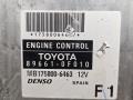 блок управления двигателем Toyota Corolla Verso 1 поколение [рестайлинг] 2005, 2.0 л., 1CD-FTV, дизель, МКПП, минивэн, 89661-0F010, 175800-6463 - фото №2