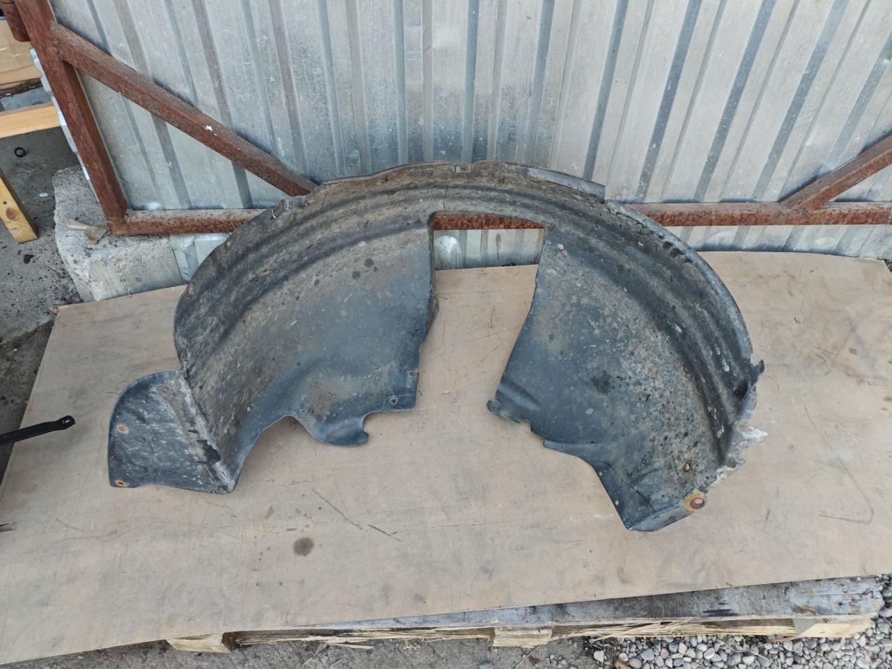 защита арок передняя левая (подкрылок) Volkswagen Transporter T5 2005, 2.5 л., AXD, дизель, МКПП, микроавтобус, 7H0809961A - фото №1