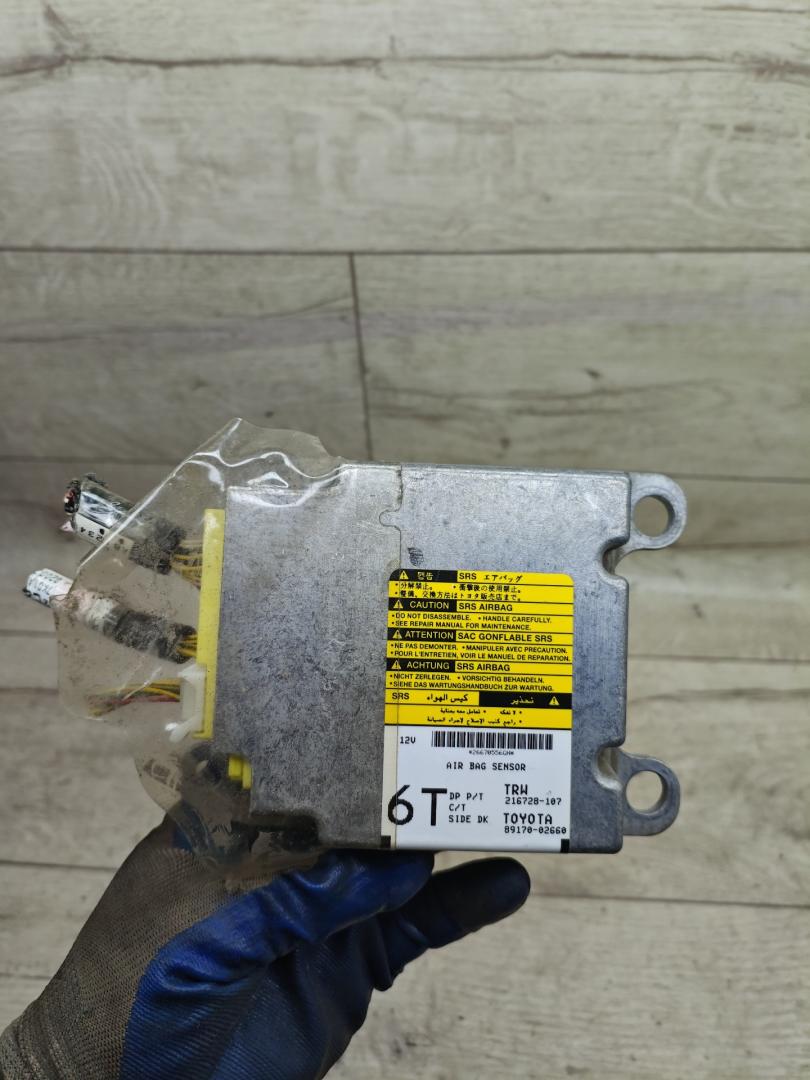 блок AirBag Toyota Corolla 10 поколение (E140/E150) (2007 - 2010), 1.4 л., 4ZZ-FE, бензин, МКПП, седан, 89170-02660, 216728-107 - фото №1