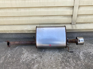 глушитель Chevrolet Lacetti 1 поколение J200 2008, 1.6 л., F16D3, бензин, МКПП, gge - ярко красный, хетчбэк 5 дв., передний привод, 96553620, 96553617