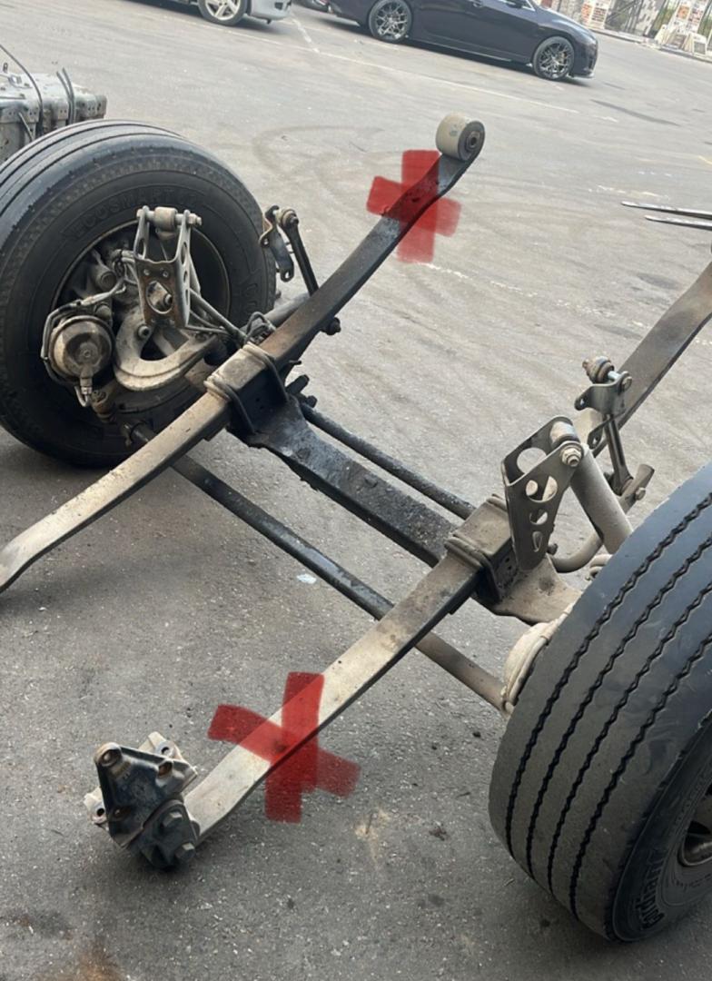 Балка переднего моста MAN TGX 1 поколение 2015, 81440017268, VOK07 - фото №1