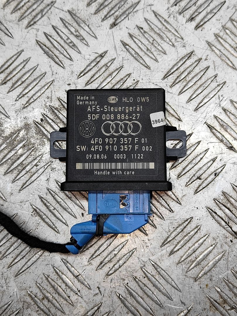 блок управления светом Audi Q7 4L 2006, 3.0 л., TDi, BUG, дизель, АКПП, бежево-серый, внедорожник 5 дв., полный привод, правый руль, 4F0907357F - фото №1