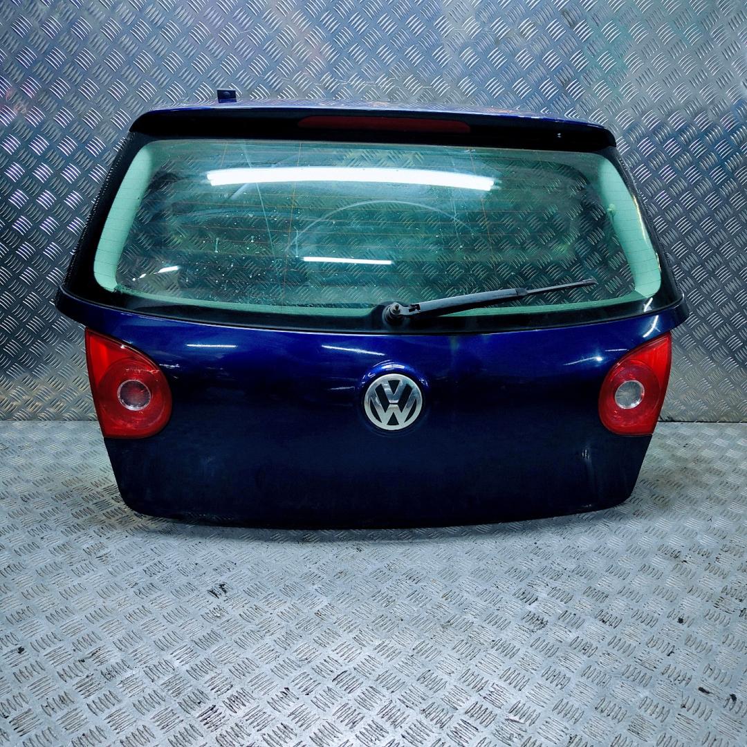 крышка багажника (дверь 3-5) Volkswagen Golf 5 поколение 2006, синий, хетчбэк 5 дв., 1K0823155 - фото №1