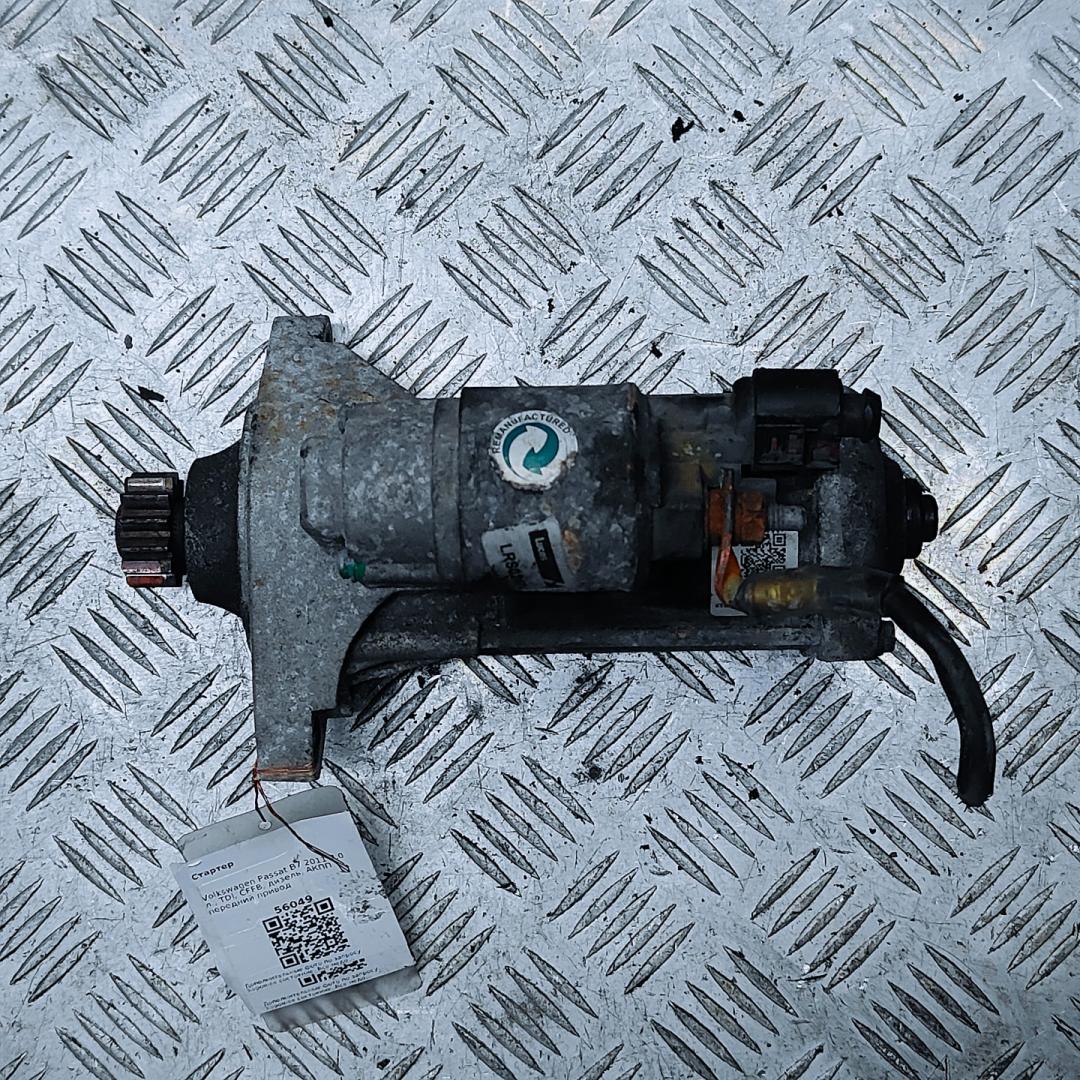 стартер Volkswagen Passat B7 2011, 2.0 л., TDi, CFFB, дизель, АКПП, передний привод, LRS02474, ESW20ER25, 200319, PO813556 - фото №1