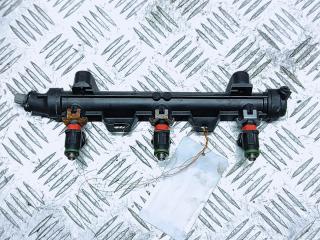 топливная рампа Volkswagen Polo 5 поколение 2010, 1.2 л., CGPA, бензин, передний привод, 03E133320A, 03E906031C