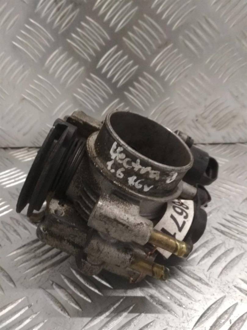 заслонка дроссельная Opel Vectra B 1996, 1.6 л., i, бензин, МКПП, 90501011 - фото №1