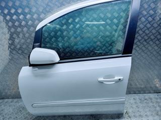 дверь передняя левая Opel Zafira 2 поколение (B) [рестайлинг] 2012, белый, минивэн, правый руль