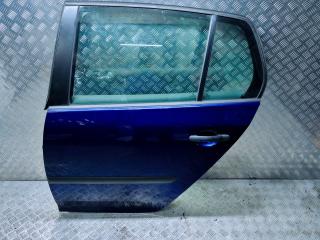 дверь задняя левая Volkswagen Golf 5 поколение 2005, синий, хетчбэк 5 дв., правый руль