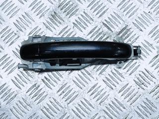 ручка наружная задняя левая Volkswagen Touareg 1 поколение [рестайлинг] 2008, 3.0 л., TDi, BKS, дизель, АКПП, чёрный, внедорожник 5 дв., полный привод, правый руль, 7L0839885B, 7L0837205C