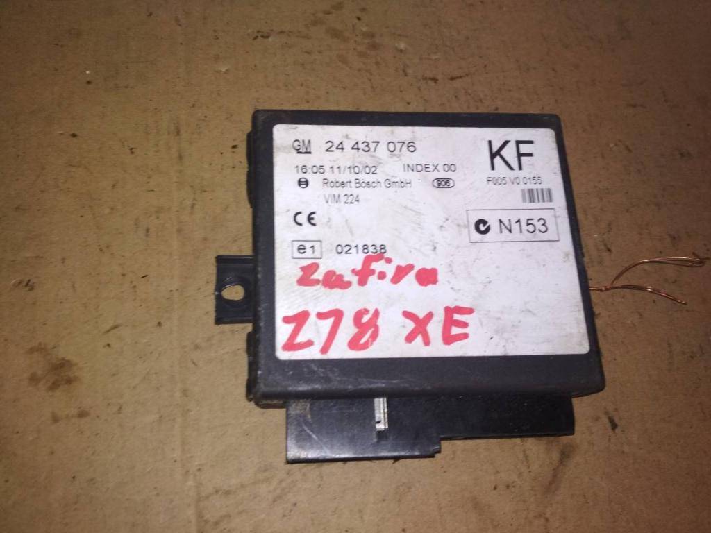 блок комфорта Opel Zafira 1 поколение (A) 2002, 24437076 - фото №1
