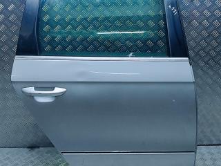 дверь задняя правая Volkswagen Passat B6 2007, 2.0 л., TDi, дизель, 6МКПП, серебристый, универсал, передний привод, правый руль