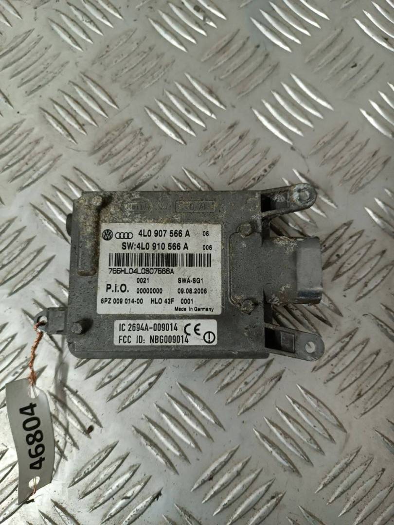 блок управления ассистента смены полосы движения Audi Q7 4L 2006, 3.0 л., TDi, BUG, дизель, АКПП, бежево-серый, внедорожник 5 дв., полный привод, правый руль, 4L0907566A - фото №1