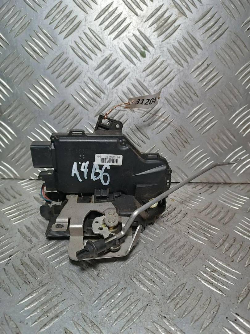 замок двери передней левой Audi A4 B6 2002, 4B1837015G - фото №1