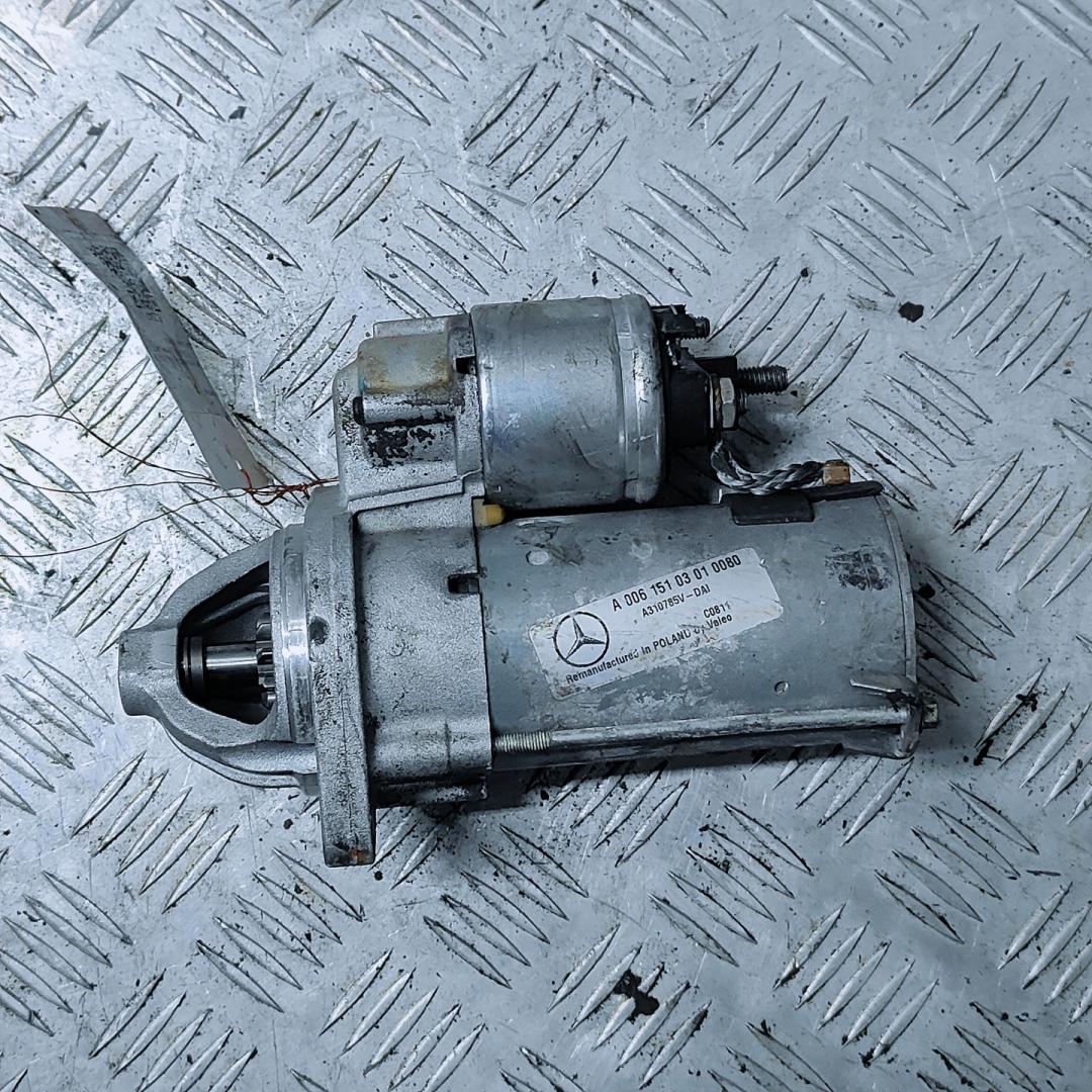 стартер Mercedes-Benz A-Класс W168 2001, 1.6 л., i, M 166.960, бензин, АКПП, передний привод, A310785VDAI, C0811, D6G5, A00615103001 - фото №1