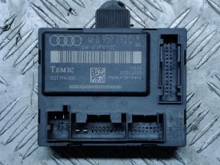 модуль управления двери Audi A6 4F/C6 2006, 2.4 л., i, BDW, бензин, вариатор, чёрный, седан, передний привод, правый руль, 4F0959792C, 4F0910792C, 0033TFK0001, 00003242B00020530100181
