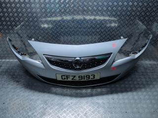 бампер передний Opel Astra J 2011, 1.6 л., i, A 16 XER, бензин, 5МКПП, серебристый, передний привод, правый руль, 13264403