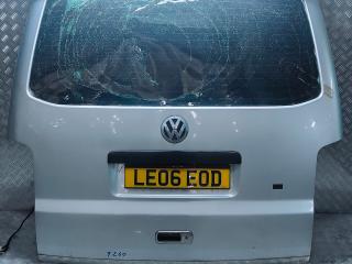 крышка багажника (дверь 3-5) Volkswagen Transporter T5 2006, 2.5 л., TDi, AXD, дизель, 6МКПП, серебристый, микроавтобус, передний привод, правый руль