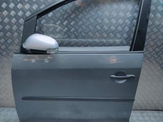дверь передняя левая Volkswagen Touran 1 поколение [рестайлинг] 2008, 1.6 л., TDi, дизель, 6МКПП, серый, передний привод, правый руль