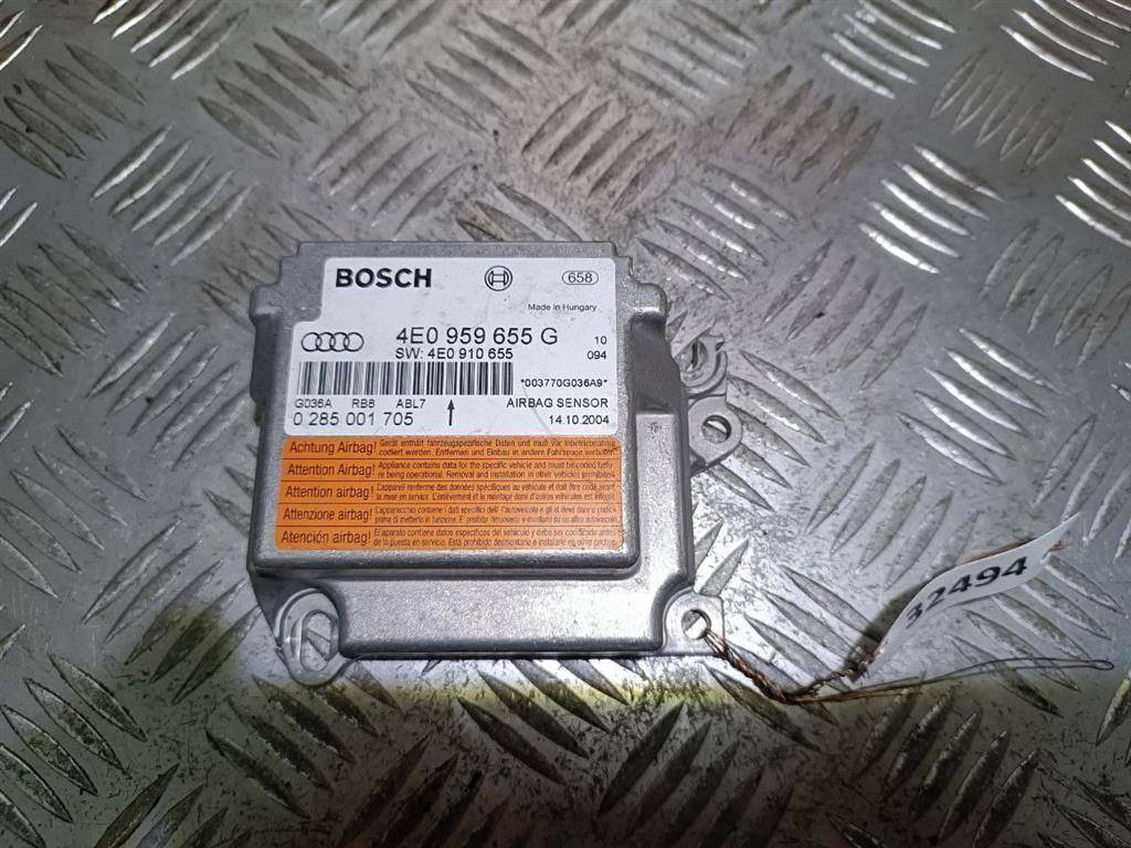 блок AirBag Audi A8 D3/4E 2004, 4.2 л., i, бензин, седан, 4E0959655G - фото №1