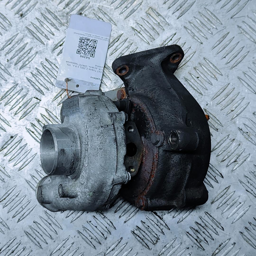турбина SEAT Toledo 2 поколение 2001, 1.9 л., TDi, ALH, дизель, 5МКПП, передний привод, GT1749V, 028145702N, 7018542, DL201043F - фото №1