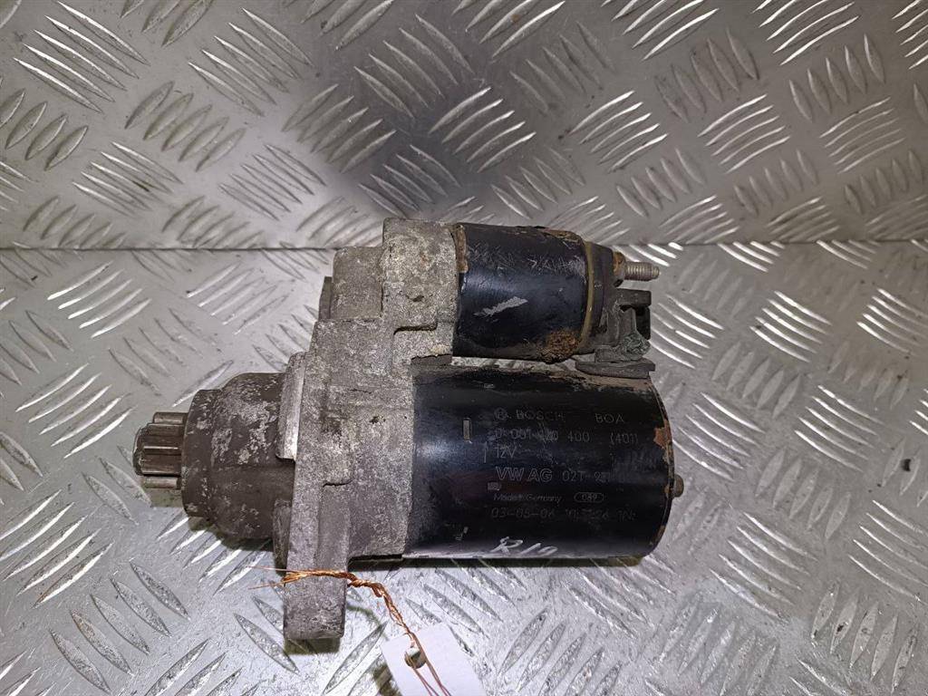 стартер Skoda Fabia 1 поколение (6Y) 2003, 1.2 л., i, бензин, МКПП, 0001120400, 02T911023G - фото №1