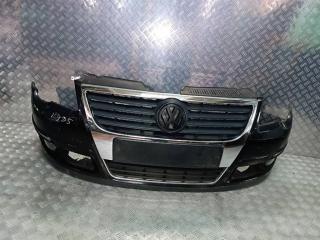бампер передний Volkswagen Passat B6 2007, 2.0 л., TDi, BMR, дизель, 6МКПП, чёрный, седан, передний привод, правый руль, 3C0807221C