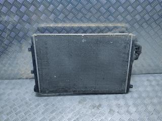 радиатор (основной) Skoda Superb 2 поколение 2011, 1.6 л., дизель, МКПП, голубой, передний привод, правый руль, 1K0121251DM