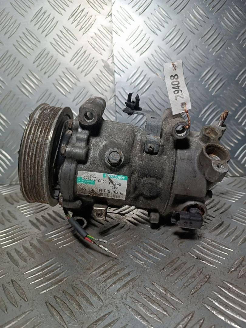 компрессор кондиционера Peugeot 308 T7 2010, 1.6 л., HDi, дизель, 9671216280, SD6CBCF - фото №1