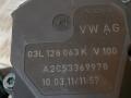 заслонка дроссельная Skoda Praktik 1 поколение 2010, 1.2 л., TDi, CFWA, дизель, МКПП, 03L128063K - фото №2