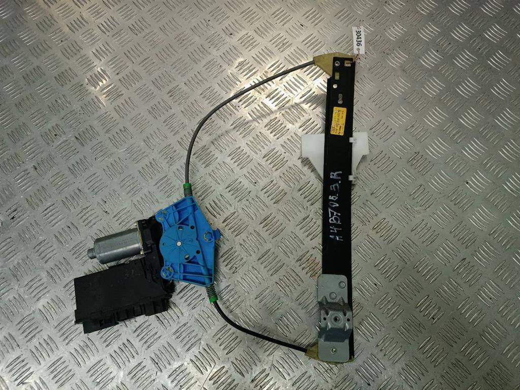 стеклоподъемник электрический задний правый Audi A4 B6 2002, универсал, 8E0959802A, 8E0839462C - фото №1