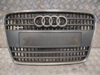решетка радиатора Audi Q7 4L 2006, 3.0 л., TDi, BUG, дизель, АКПП, бежево-серый, внедорожник 5 дв., полный привод, правый руль, 4L0853651A