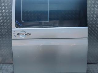 дверь сдвижная Volkswagen Transporter T5 2006, 2.5 л., TDi, AXD, дизель, 6МКПП, серебристый, микроавтобус, передний привод, правый руль