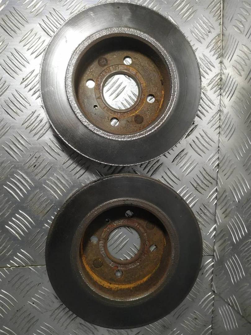 диск тормозной задний Opel Zafira 1 поколение (A) 1999, 1.6 л., i, бензин, МКПП, передний привод, 24432189 - фото №1
