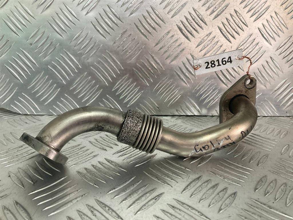 трубка системы рециркуляции EGR Volkswagen Golf 4 поколение 2000, 1.9 л., TDi, дизель, 038131521J - фото №1