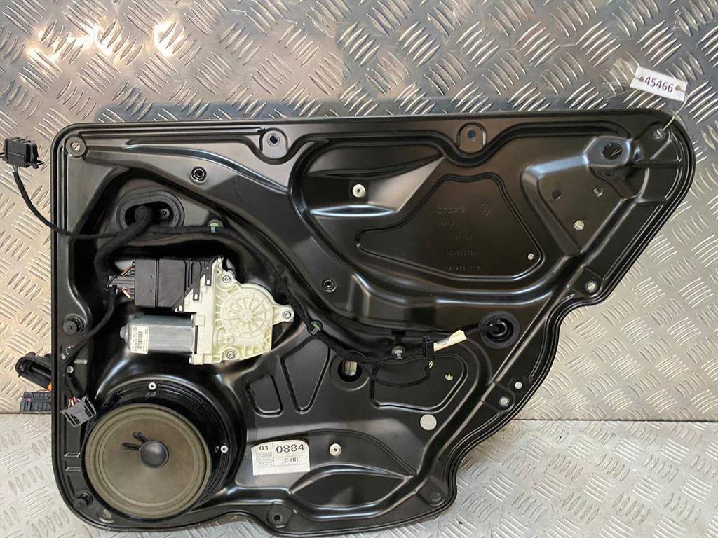 стеклоподъемник электрический задний правый Volkswagen Passat B6 2007, 2.0 л., TDi, BMR, дизель, 6МКПП, чёрный, седан, передний привод, правый руль, 3C4839756H - фото №1