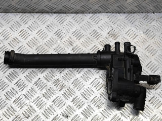 фланец (тройник) системы охлаждения Volkswagen Polo 4 поколение 2003, 1.4 л., i, BBY, бензин, МКПП, передний привод, 032121065F, 032121111AP, 6Q0971858A