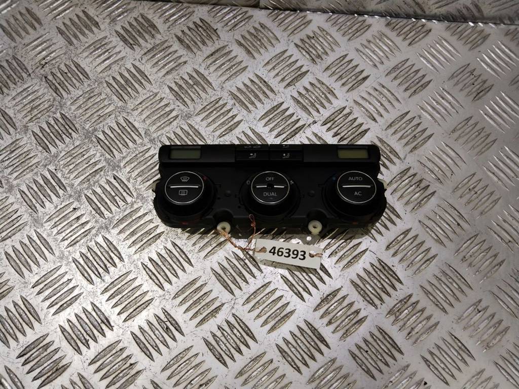 блок управления печки / климат-контроля Volkswagen Passat B6 2007, 2.0 л., TDi, BMR, дизель, 6МКПП, чёрный, седан, передний привод, правый руль, TC2LL9505014 - фото №1